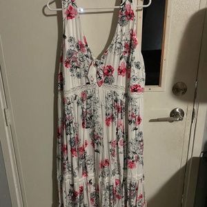 Dress and kimono combination